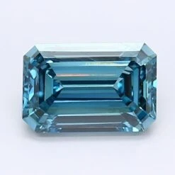 1.52Ct Deep Blue VS1 IGI Certified Emerald Lab Grown Diamond(Diamond 19 Lg12298503)