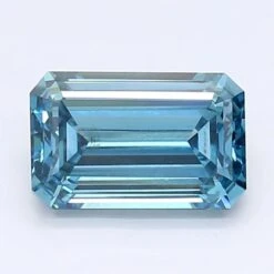 1.34Ct Deep Blue SI1 IGI Certified Emerald Lab Grown Diamond(Diamond 19 Lg12298504)