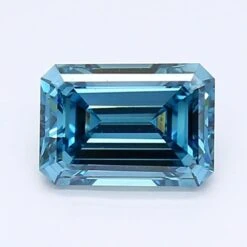 1.13Ct Deep Blue VS1 IGI Certified Emerald Lab Grown Diamond(Diamond 19 Lg12298509)