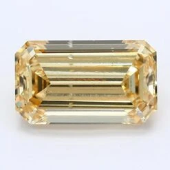 2.09Ct Intense Yellow SI1 IGI Certified Emerald Lab Grown Diamond(Diamond 19 Lg12319803)