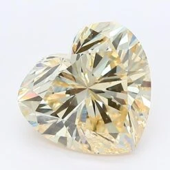 2.04Ct Fancy Light Yellow VS1 IGI Certified Heart Lab Grown Diamond(Diamond 19 Lg12350501)