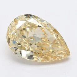 1.17Ct Fancy Yellow SI1 IGI Certified Pear Lab Grown Diamond(Diamond 19 Lg12351104)