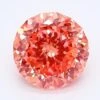 1.31Ct Vivid Pink SI1 IGI Certified Round Lab Grown Diamond(Diamond 19 Lg12378807) -NEWWORLD DIAMONDS LG12378807