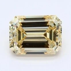 1.66Ct Fancy Yellow SI1 IGI Certified Emerald Lab Grown Diamond(Diamond 19 Lg12514909)