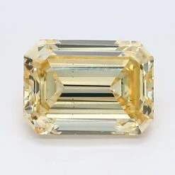 1.24Ct Fancy Yellow VS2 IGI Certified Emerald Lab Grown Diamond(Diamond 19 Lg12514918)