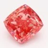 1.28Ct Vivid Pink VS2 IGI Certified Cushion Lab Grown Diamond(Diamond 19 Lg12846817) -NEWWORLD DIAMONDS LG12846817