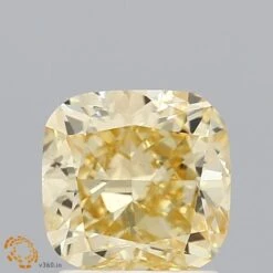 1.53Ct Intense Yellow SI2 IGI Certified Cushion Lab Grown Diamond(Diamond 19 Lg22100809)