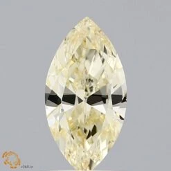 1.13Ct Fancy Yellow VVS2 IGI Certified Marquise Lab Grown Diamond(Diamond 19 Lg22100901)