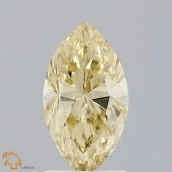 1.31Ct Intense Yellow VS2 IGI Certified Marquise Lab Grown Diamond(Diamond 19 Lg22100903)