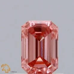 0.55Ct Intense Pink VS1 IGI Certified Emerald Lab Grown Diamond(Diamond 19 Lg22101007)