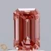 0.6Ct Intense Pink VVS2 IGI Certified Emerald Lab Grown Diamond(Diamond 19 Lg22101009) -NEWWORLD DIAMONDS LG22101009
