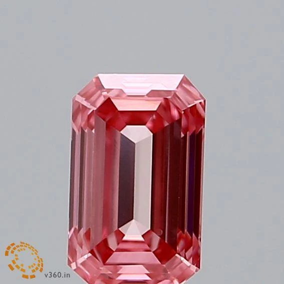 0.78Ct Intense Pink VS2 IGI Certified Emerald Lab Grown Diamond(Diamond 19 Lg22101012) 3 0.78Ct Intense Pink VS2 IGI Certified Emerald Lab Grown Diamond(Diamond 19 Lg22101012)