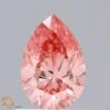 0.66Ct Vivid Pink VS2 IGI Certified Pear Lab Grown Diamond(Diamond 19 Lg22101105) -NEWWORLD DIAMONDS LG22101105