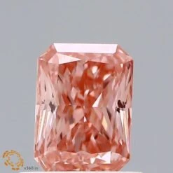 0.61Ct Intense Pink VS2 IGI Certified Radiant Lab Grown Diamond(Diamond 19 Lg22101204)