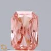 0.69Ct Intense Pink SI2 IGI Certified Radiant Lab Grown Diamond(Diamond 19 Lg22101206) -NEWWORLD DIAMONDS LG22101206