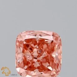 1.14Ct Intense Pink VS2 IGI Certified Cushion Lab Grown Diamond(Diamond 19 Lg22101413)
