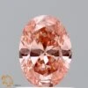 0.77Ct Vivid Pink SI1 IGI Certified Oval Lab Grown Diamond(Diamond 19 Lg22101509) -NEWWORLD DIAMONDS LG22101509