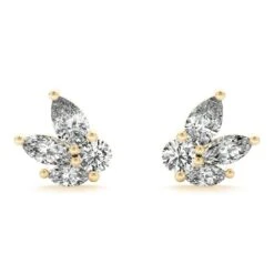 Special Brilliant Stud Earrings 1.0Ctw(Diamond Earrings 1o2985wg14) -NEWWORLD DIAMONDS LGER013.alt