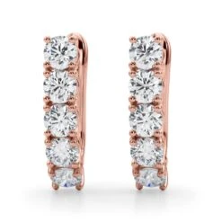 Special Lever Back Earrings 2Ctw(Diamond Earrings 1o2984wg14) -NEWWORLD DIAMONDS LGER017.alt1