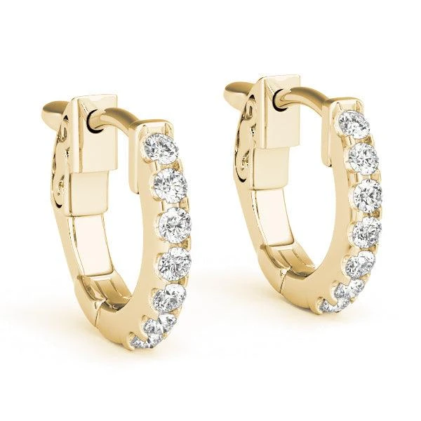 Special Huggie Hoops Petite Earrings 1/4Ctw(Diamond Earrings 1o2991wg14) 4 Special Huggie Hoops Petite Earrings 1/4Ctw(Diamond Earrings 1o2991wg14) - Image 2