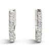 Special Huggie Hoops Petite Earrings 1/4Ctw(Diamond Earrings 1o2991wg14) -NEWWORLD DIAMONDS LGER025.ver