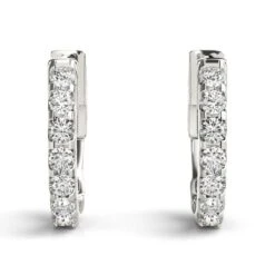 Special Huggie Hoops Petite Earrings 1/4Ctw(Diamond Earrings 1o2991wg14)