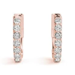 Special Huggie Hoops Petite Earrings 1/4Ctw(Diamond Earrings 1o2991wg14) 15 Special Huggie Hoops Petite Earrings 1/4Ctw(Diamond Earrings 1o2991wg14) -NEWWORLD DIAMONDS LGER025.ver .alt1