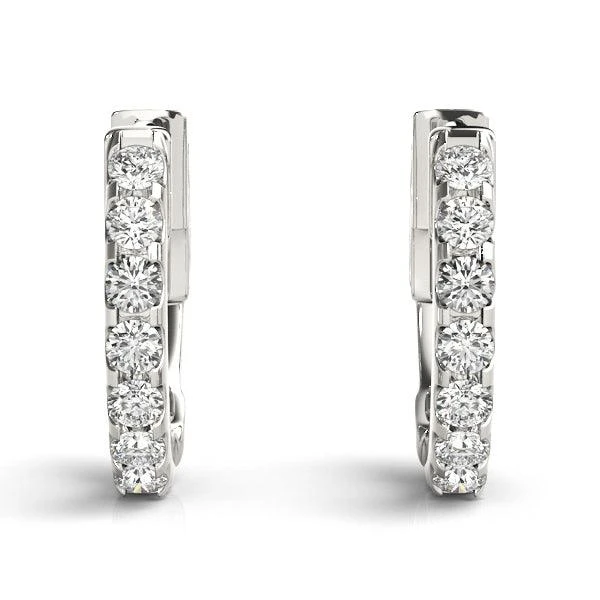 Special Huggie Hoops Petite Earrings 1/4Ctw(Diamond Earrings 1o2991wg14) 3 Special Huggie Hoops Petite Earrings 1/4Ctw(Diamond Earrings 1o2991wg14)