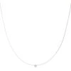 Special Station Solitaire Necklace 1/4Ct(Special Necklace Small Surprise) -NEWWORLD DIAMONDS LGNK030