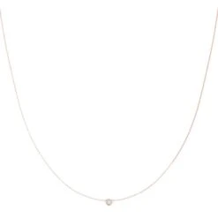 Special Station Solitaire Necklace 1/4Ct(Special Necklace Small Surprise) 8 Special Station Solitaire Necklace 1/4Ct(Special Necklace Small Surprise) -NEWWORLD DIAMONDS LGNK030.alt1