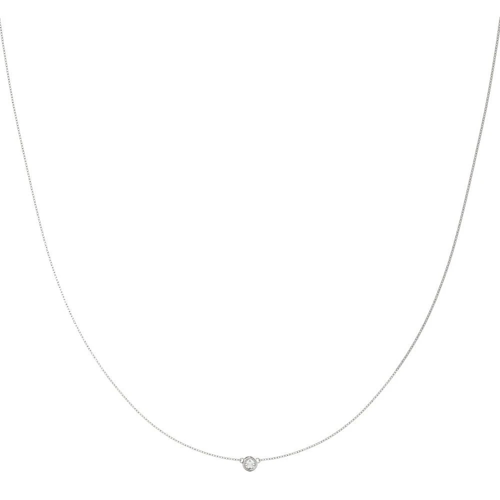 Special Station Solitaire Necklace 1/4Ct(Special Necklace Small Surprise) 3 Special Station Solitaire Necklace 1/4Ct(Special Necklace Small Surprise)