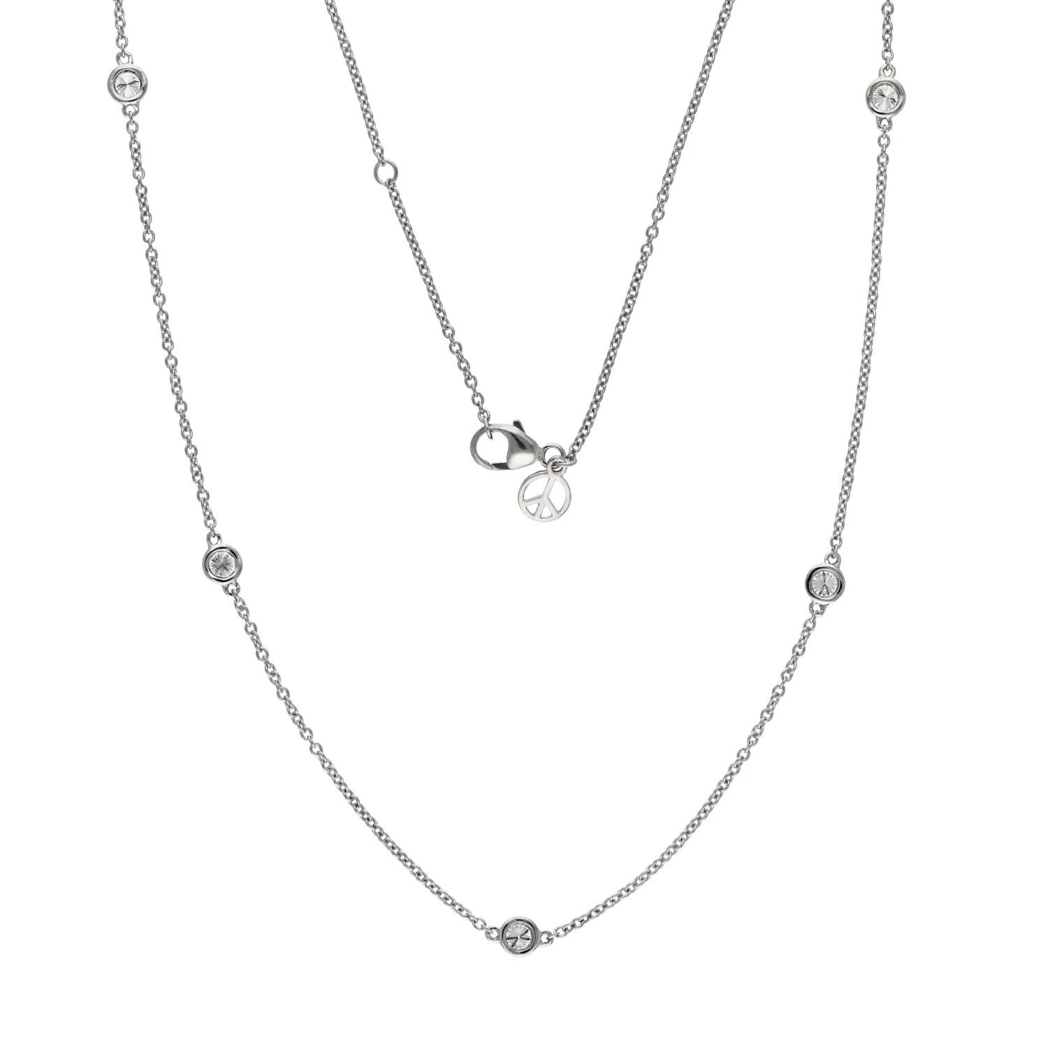 Diamond Station Necklace 1/2Ctw(Diamond Station Necklace By Yard) 6 Diamond Station Necklace 1/2Ctw(Diamond Station Necklace By Yard) - Image 4