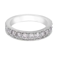 Pave Milgrain Band - 1.0Ctw(Pave Milgrain Band 1 0ctw)