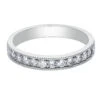Pave Milgrain Band - 1/2Ctw(Pave Milgrain Band Lab Grown Diamonds) -NEWWORLD DIAMONDS NWM2066C.50SS 1