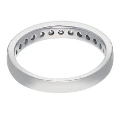 Pave Milgrain Band - 1/2Ctw(Pave Milgrain Band Lab Grown Diamonds) -NEWWORLD DIAMONDS NWM2066C.50SS 4