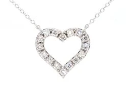 Addie Necklace 1/2Ctw(Diamond Heart Necklace 261781)