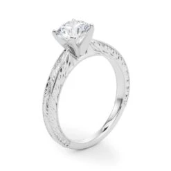 Addison Engagement Ring 1.0 Ct IGI Certified(Addison Solitaire Engagement Ring) -NEWWORLD DIAMONDS addison engagement ring 1 0 ct igi certified for ring gemstone jewelry 3