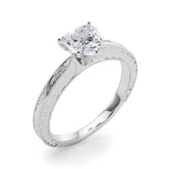 Addison Heart Engagement Ring 1.10 Ct IGI Certified(Addison Solitaire Engagement Ring Ht) -NEWWORLD DIAMONDS addison heart engagement ring 1 10 ct igi certified for ring gemstone jewelry 4