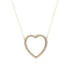 Alice Necklace - 1.00 Ct. T.W.(Heart Diamond Pendant 262468) -NEWWORLD DIAMONDS alice necklace 1 00 ct t w for necklace gemstone jewelry 3