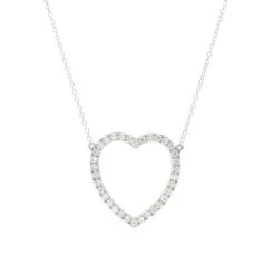 Alice Necklace - 1.00 Ct. T.W.(Heart Diamond Pendant 262468) -NEWWORLD DIAMONDS alice necklace 1 00 ct t w for necklace gemstone jewelry 5