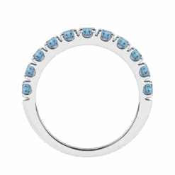 Amanda Ann Ring - 1.00Ctw Blue(Blue Diamond Ring 453733) -NEWWORLD DIAMONDS amanda ann ring 1 00ctw blue for ring gemstone jewelry 3