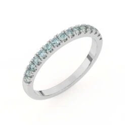 Amanda Ann Ring - 1/2Ctw Blue(Blue Diamond Ring 453734)