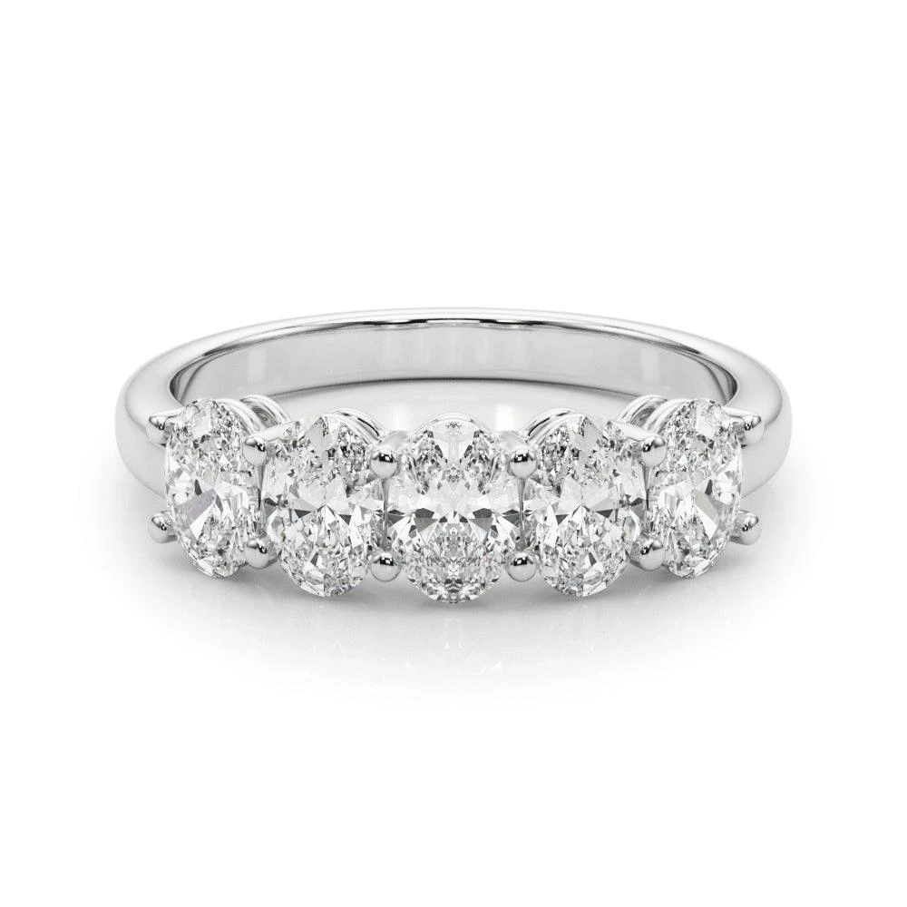 Amies 5 Stone Band 1.0Ctw(Amies 5 Stone Band 2848) 6 Amies 5 Stone Band 1.0Ctw(Amies 5 Stone Band 2848) - Image 4