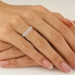 Anna Ring - 1.00 Ct. T.W.(Diamond Ring 454973) -NEWWORLD DIAMONDS anna ring 1 00 ct t w for ring gemstone jewelry 4