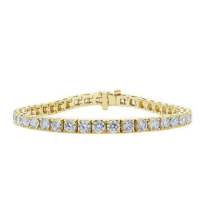 Ashley Bracelet - 13.0 Ct. T.W.(White Diamonds Bracelet 263027) 4 Ashley Bracelet - 13.0 Ct. T.W.(White Diamonds Bracelet 263027) - Image 2
