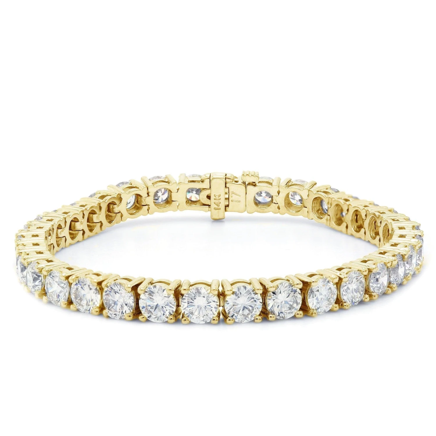 Ashley Bracelet - 15.0 Ct. T.W.(White Diamonds Bracelet 263027c15) 4 Ashley Bracelet - 15.0 Ct. T.W.(White Diamonds Bracelet 263027c15) - Image 2