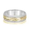 Avery Two Tone Band(Avery Two Tone Wedding Band) -NEWWORLD DIAMONDS avery two tone band for ring gemstone jewelry 1