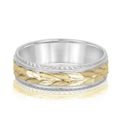 Avery Two Tone Band(Avery Two Tone Wedding Band)