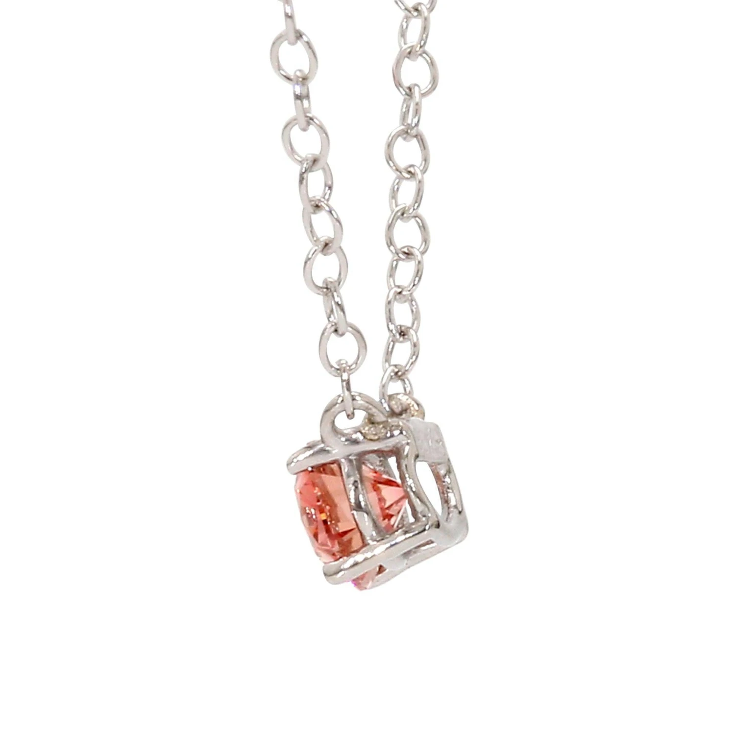 Bailey Necklace - 1/3 Ct. T.W.(Pink Diamond Solitaire Pendant 263588) 4 Bailey Necklace - 1/3 Ct. T.W.(Pink Diamond Solitaire Pendant 263588) - Image 2