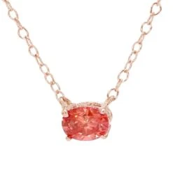 Bailey Necklace - 1/3 Ct. T.W.(Pink Diamond Solitaire Pendant 263588) 13 Bailey Necklace - 1/3 Ct. T.W.(Pink Diamond Solitaire Pendant 263588) -NEWWORLD DIAMONDS bailey necklace 13 ct t w for necklace gemstone jewelry 6